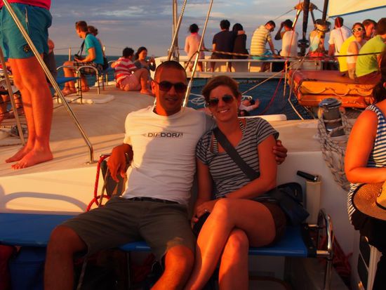 Abends auf der Segeltour