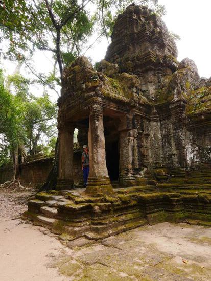 Unterwegs in den Tempel