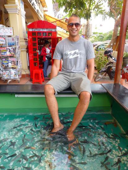 Fussbehandlung bei Dr. Fish 