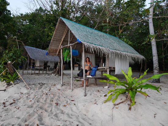 Unterkunft am Strand