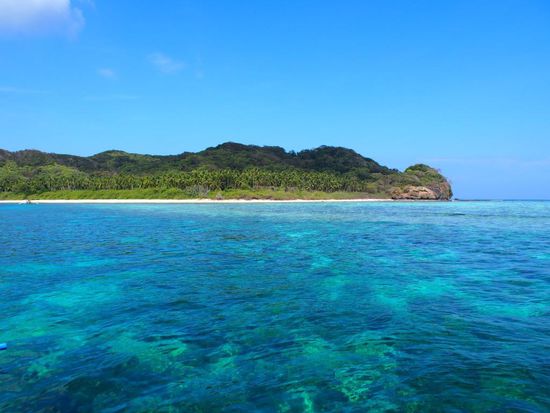 Bei einer der vielen Inseln