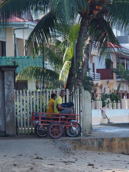 Unterwegs zum Tauchen...