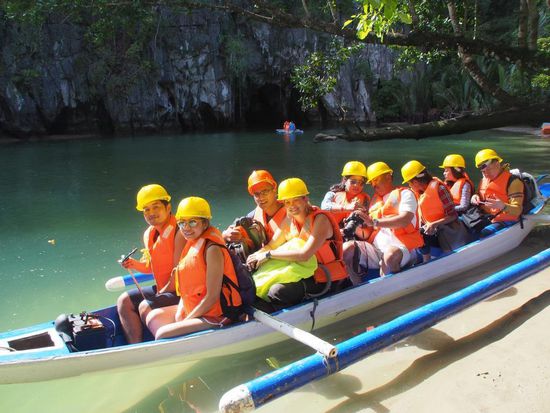 Bootsfahrt auf dem Underground River