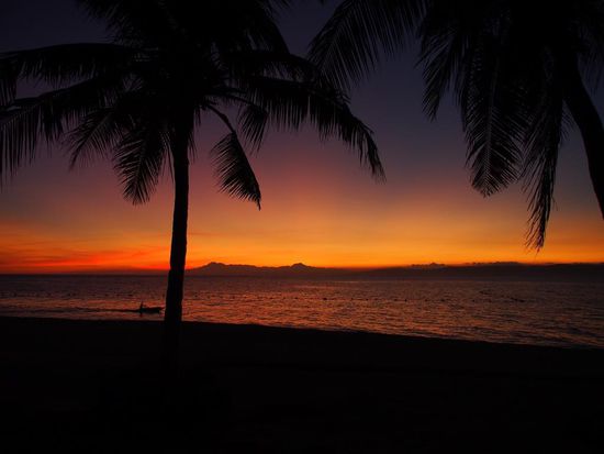 Sonnenuntergang bei Balicasag Island