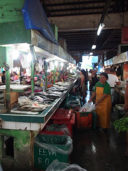Auf dem Markt in Manila