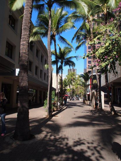 Stadtspaziergang in Honolulu