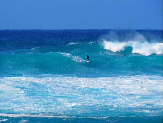 Surfer an der North Shore