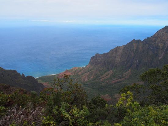 Aussicht auf die Na Pali Coast