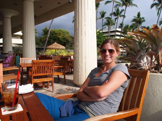 Im Hotel in Kona