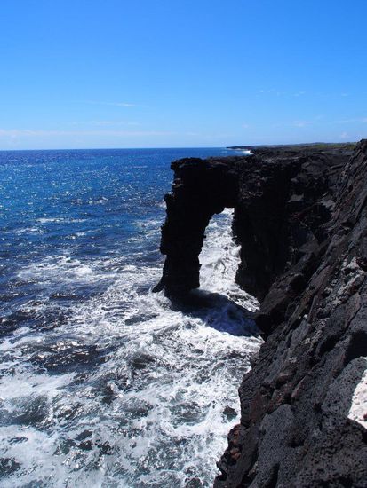 Arch im Volcanoes Nationalpark