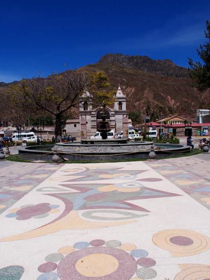 Plaza de Armas in Chivay