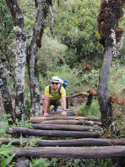 Abstieg zum Mondtempel