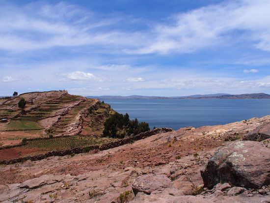 Aussicht auf der Insel Taquile