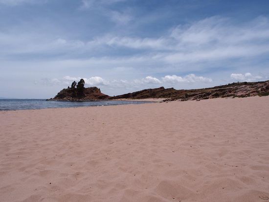 Am Strand auf 3810 m ü. Meer