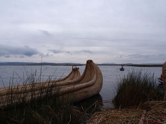 Schilfboot der Uros