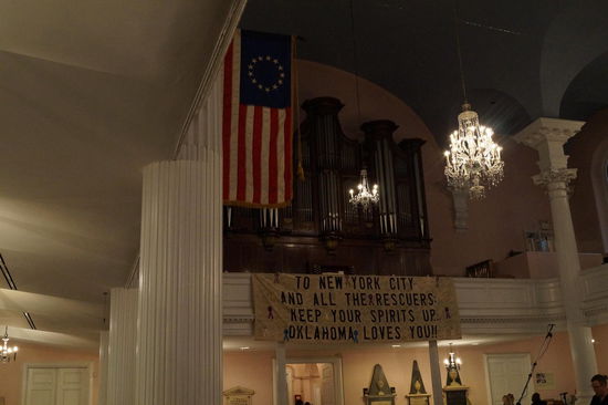 im Inneren der St. Paul's Chapel