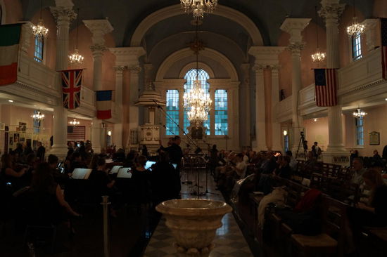 im Inneren der St. Paul's Chapel