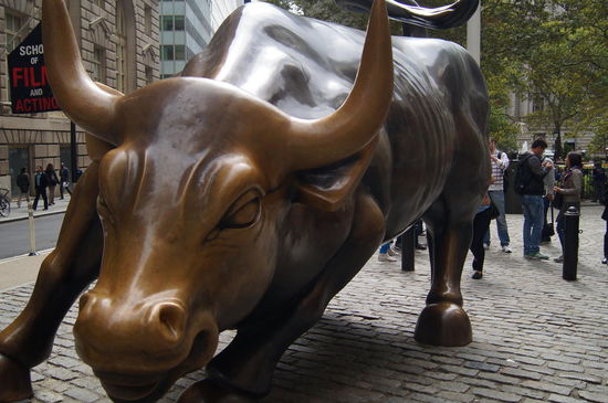 der Charging Bull am Bowling Green