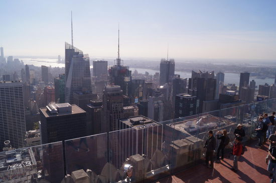 Blick Richtung Südwesten vom Rockefeller Center aus