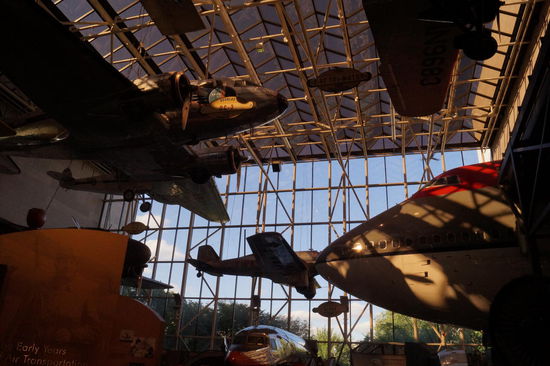 im Inneren des National Air and Space Museum