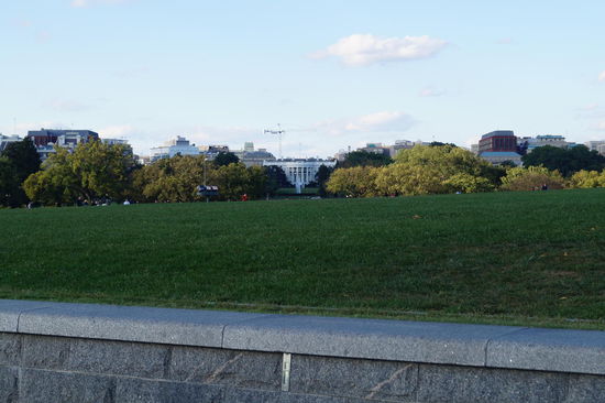 entfernter Blick auf das Weiße Haus
