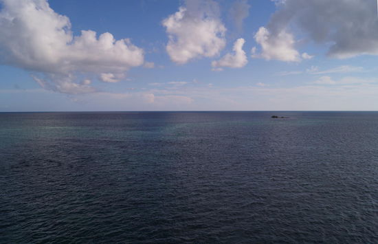 Panoramablick auf den Atlantik von der Old Bahia Honda Bridge