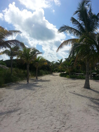 im Inneren der Privatinsel