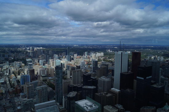 Blick vom CN Tower auf Toronto