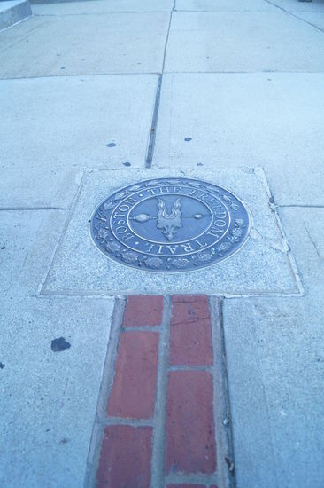 Ende des Freedom Trails am Bunker Hill Monument
