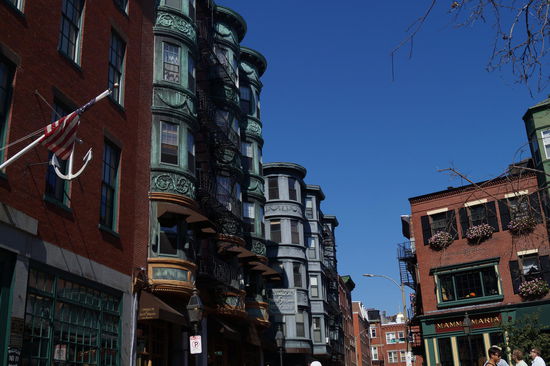 die Gegend um das Haus des Freiheitskämpfers Paul Revere