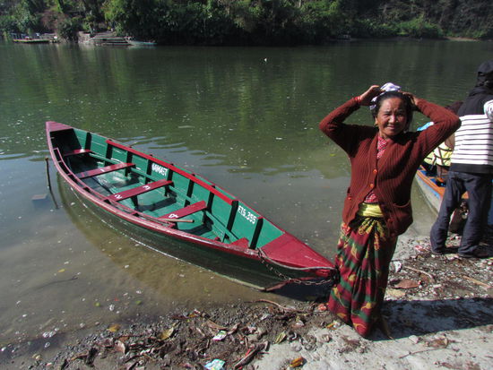 unsere zierliche Ruderin