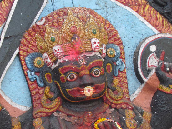 der furchteinflößende Schwarze Bhairav