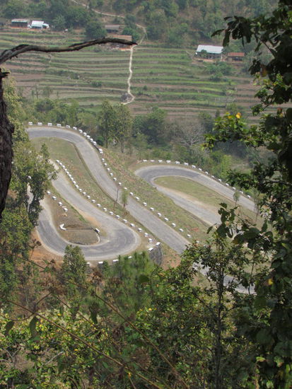 kurvig geht es bergauf