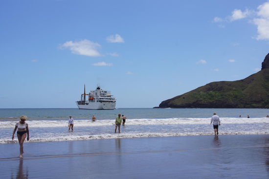 Vor Rückkehr an Bord ist noch Baden angesagt!