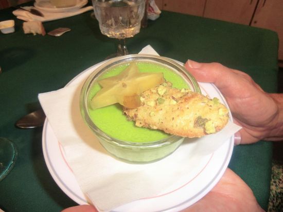 Pistaziencreme zum Dessert