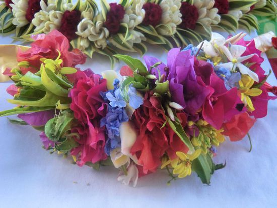 ein typischer Blumenkranz