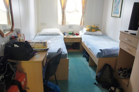 unsere Standardkabine mit Bullauge