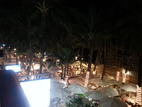 Blick auf die Strandpromenade