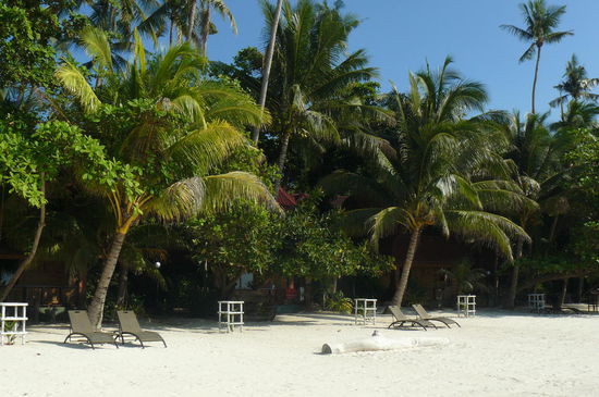 Alona Beach - Strand beim Hotel