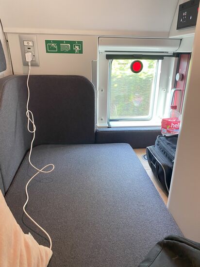 Meine Kabine in der oberen Reihe