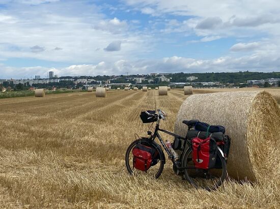 Kurz nach Wien wird es bereits ländlich