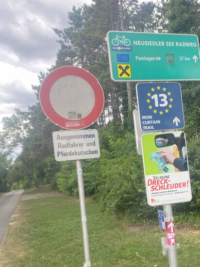 Aud der Eurovelo 13