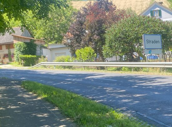 In Straden ging es so richtig steil nach oben.