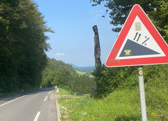 dann ging es wieder runter.