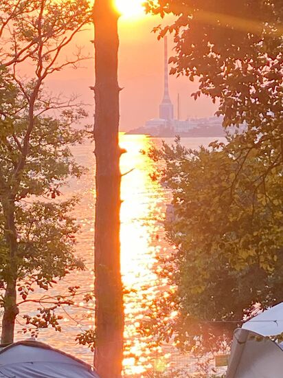 Blick vom Restaurant