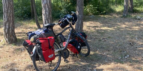 Rad war am späten Morgen wieder startklar