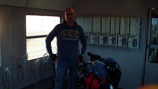 im Zug kurz vor Venedig