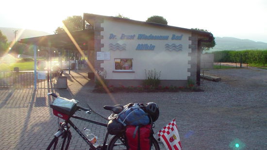 ....abfahrt vom Campingplatz.....