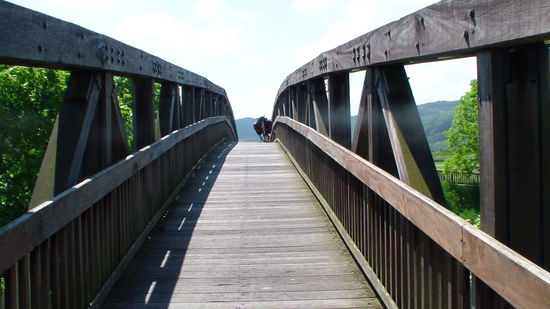 ...schöne Holzbrücken über die Werra!!