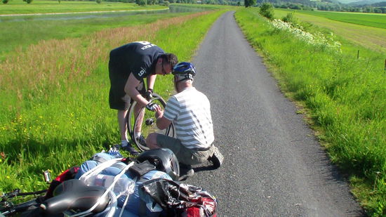 Fahrradpanne